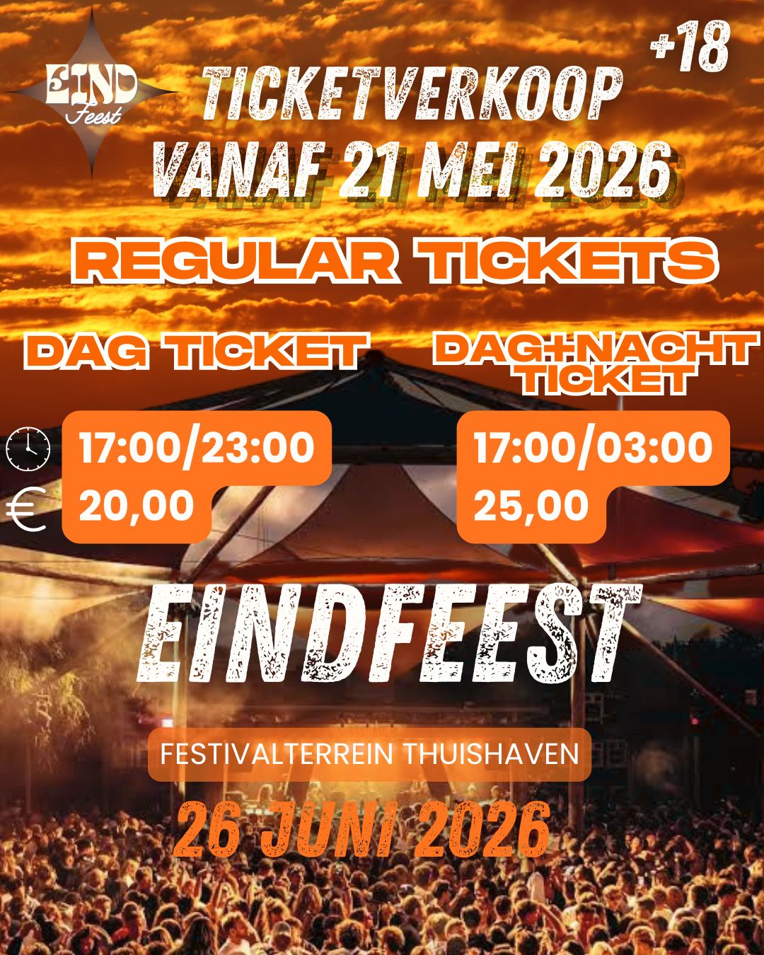 Eind Feest thuishaven
